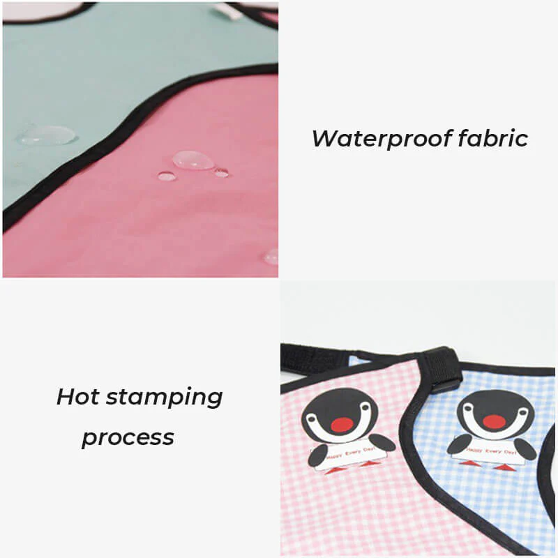 Waterproof Plaid Pet Slobber Bib Dog Belly Cover - Image 4