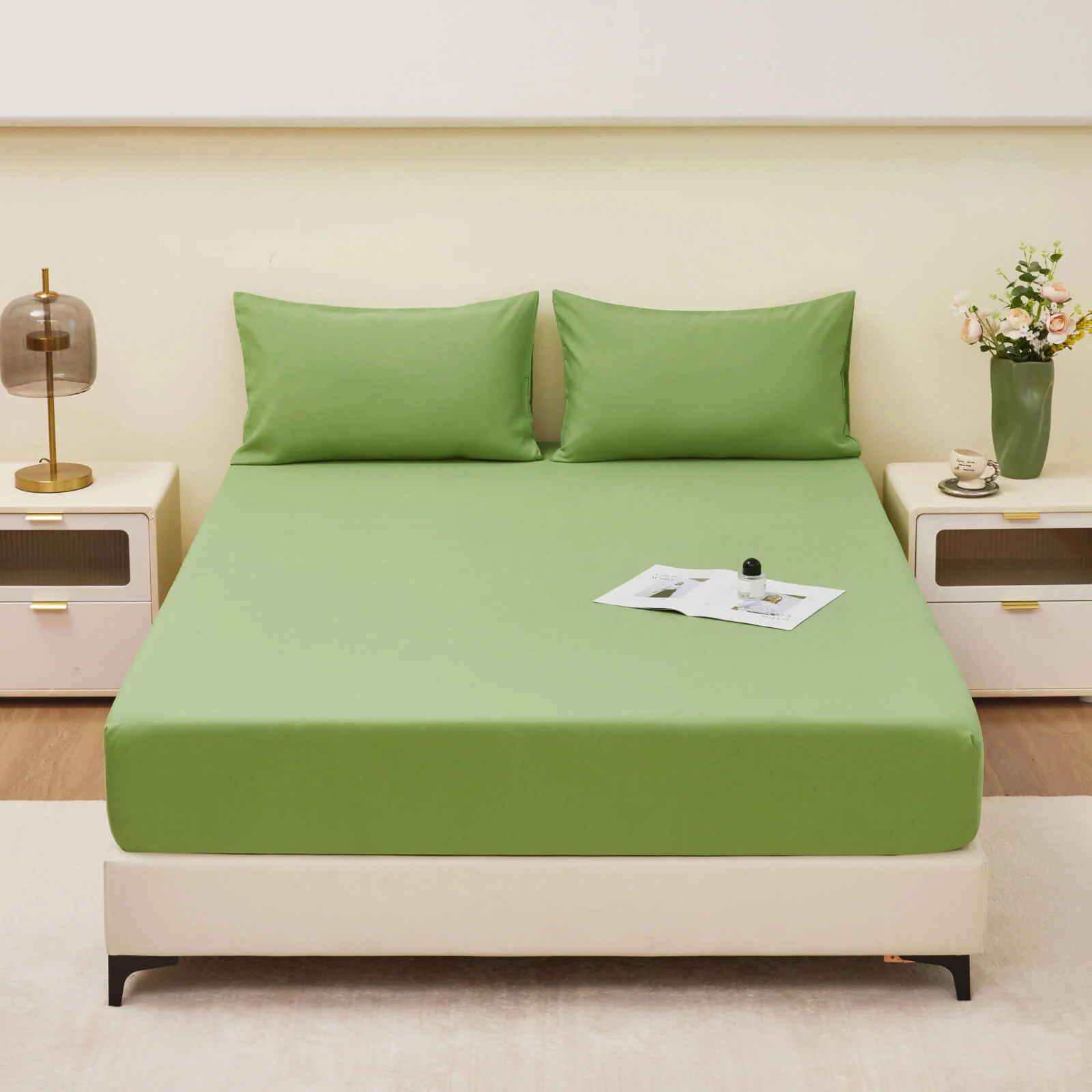 Waterproof Skin-friendly Comfortable Fitted Sheet Set - Image 10