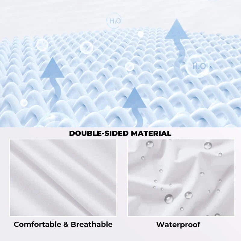 Waterproof Skin-friendly Comfortable Fitted Sheet Set - Image 3