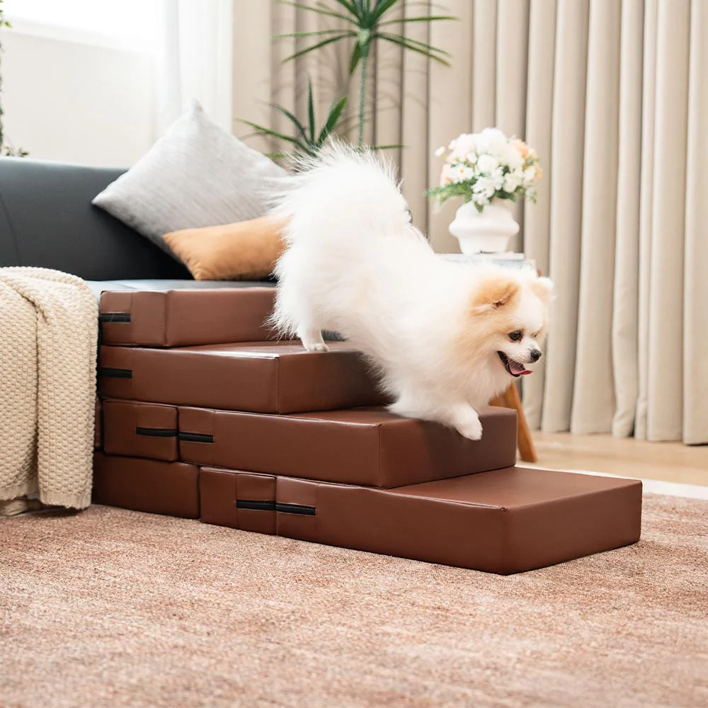 Waterproof Washable PU Leather Modular Multi-Level Pet Stairs - Image 20