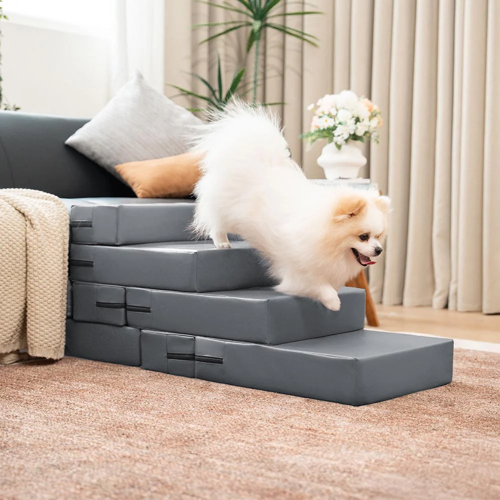 Waterproof Washable PU Leather Modular Multi-Level Pet Stairs - Image 21