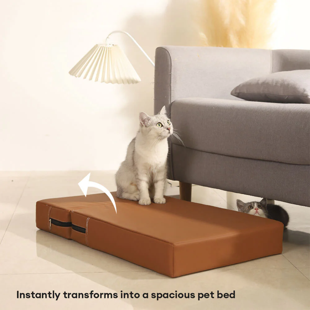 Waterproof Washable PU Leather Modular Multi-Level Pet Stairs - Image 3