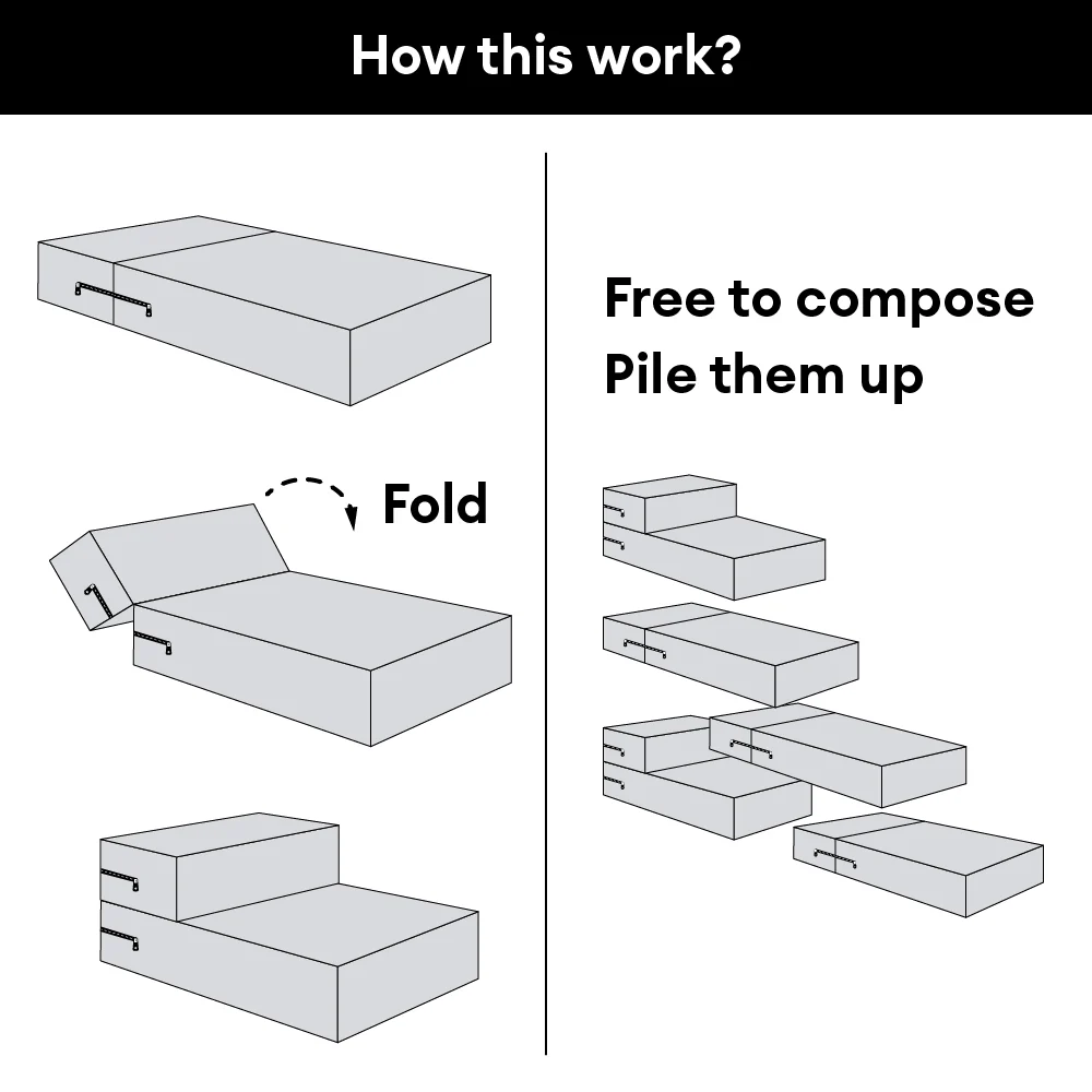 Waterproof Washable PU Leather Modular Multi-Level Pet Stairs - Image 7