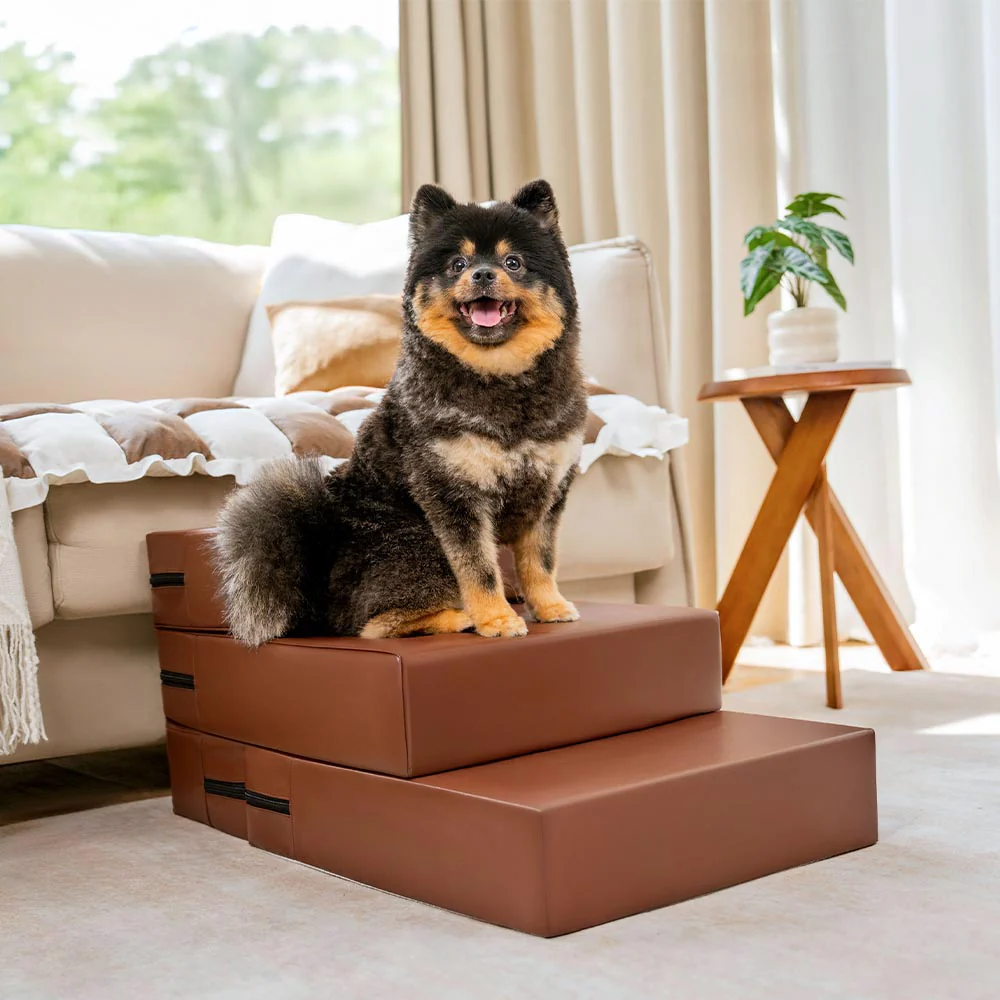 Waterproof Washable PU Leather Modular Multi-Level Pet Stairs - Image 9